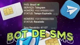 😱GERADOR DE SMS!! | Bot de sms no telegram |sms BARATO pra qualquer PLATAFORMA 🔥