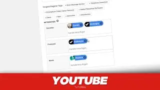 YOUTUBE KARTEN UND MITWIRKENDE OPTION | KBDESIGNZ
