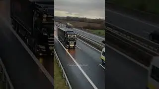 🥶🚔Black Scania Hollandstyle Spotted | #scania #truck #shorts #shortsvideo #lkw #trucks