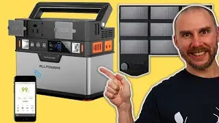 ALLPOWERS 372Wh Portable Solar Generator Unbox & Demo | Small & Mighty Solar Storage