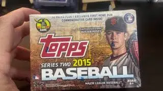 2015 TOPPS SERIES 2 BLASTER BOX - KRIS BRYANT RC SEARCH & BLASTER BOX BATTLE