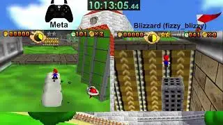 Super Mario 64 Land - Blind Race vs. Blizzard Part 4 [N64]