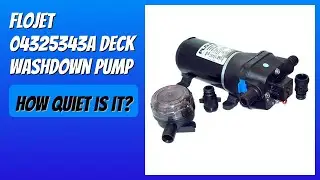 REVIEW (2025): FloJet 04325343A Deck Washdown Pump. Features.