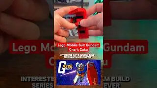 UPGRADING The Perfect Lego Char&rsquo;s Zaku (Mobile Suit Gundam) #lego #gundam
