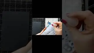 Funky Fossil Designs and Artfoamies products - Turning a gelprint into a card front