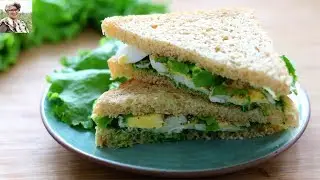 Breakfast In 5 Minutes - Healthy & Quick No Oil Sandwich - Skinny Recipes For Working Women