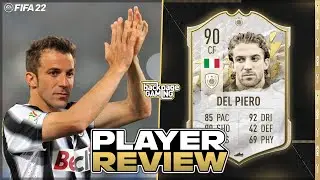 THE BEST VALUE ICON CAM IN FIFA 22?! 🤑 90 Mid Icon Del Piero Player Review! | FIFA 22 Ultimate Team