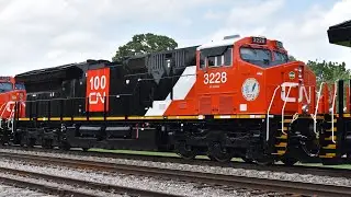 Brand New CN ET44AC Chase & More While Railfanning! 5/28/19