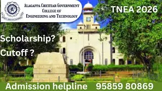 🌟Alagappa Chettiar Govt College of Engineering and Technology#top#cutoff#scolarship 