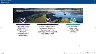 ESG Fundamentals:  ESG 101 Course Preview