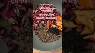 HAPPY LOVE- Uplifting Tea Blend #wildishbynature #fyp #tea #herbalism