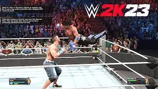 WWE 2K23 Showcase A Phenomenal Clash AJ Style vs John Cena