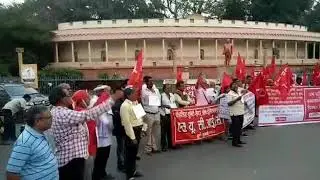 Protest against demonetization, a year later