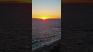 Amazing PCH Sunset #sunset #dronevideo #california #waves #beach