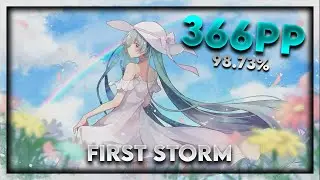 Osu! | 6.55⭐ 366pp NM Fc on First Storm -Japanese Version- [Confidence] | 4us1on