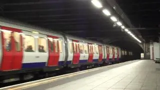 S7 Stock - London Underground Circle Line - Euston Square Station (HD)