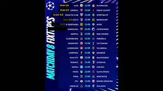 Champions league matchday 8 Final group predictions. #UCL #Predictions #Sureodds #championsleague