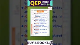 QEP Pocket Notes 2.0 | Topic- Revolts of 1857 | #upsc #pocketnotes #qep #shorts