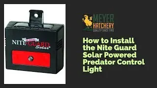 How to Install the Nite Guard Solar Powered Predator Control Light