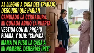 👜Volví Del Trabajo Y La Cerradura Era Distinta. Mi Cuñada Abrió Con Mi Pijama😡 