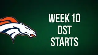Defense/DST Starts Week 10 Fantasy Football
