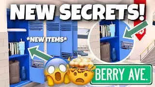 *NEW SECRETS* IN HIGH SCHOOL REVAMP UPDATE IN BERRY AVENUE!!