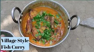 Village Style Fish Curry 🍲 #viral #fishfry  #trending #shorts #fishcurry #fishmasalacurry
