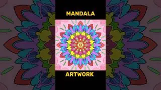 Mandala artwork #art #color #fyp #youtubeshorts #mandala #music