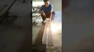 how to cut steel plate straight cut