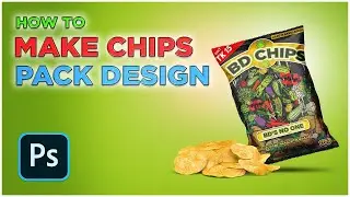 How to Design a Chip Bag in Photoshop 2020 | PG Sazzad