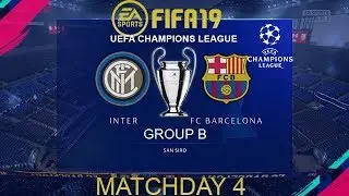 FIFA 19 Inter Milan Vs Barcelona | Uefa Champions League 2018/19 | PS4 Full Match