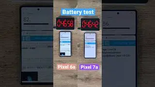Pixel 6a vs Pixel 7a battery test!
