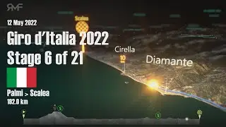 Giro d'Italia 2022 - Stage / Tappa 6 (Palmi - Scalea) - Route / Parcours / Animation / Profile