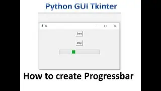 Progressbar in tkinter | Python Tkinter GUI Tutorial part18
