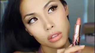 Charlotte Tilbury Hot Lips 2 ANGEL ALESSANDRA Quick Review Swatch Tutorial