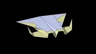 Jupiter Paper Airplane: 3D Folding