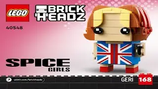 LEGO instructions - BrickHeadz - 40548 - Spice Girls Tribute (Geri)