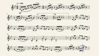 The Legend Of Zelda - Gerudo Valley, Arr. for Trumpet