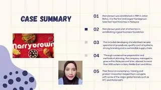 BPMEK 3023 FRANCHISE BUSINESS MANAGEMENT: SHORT CASE STUDY