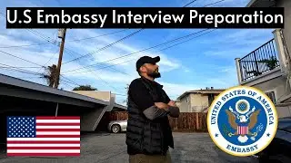 Preparing for Visa Interview - U.S Embassy - Pakistani in USA  - Vlog 13