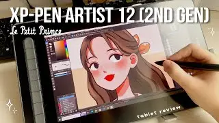 Cheap Drawing Tablet ✨ XP-Pen Artist 12 (2nd gen) Review ✏️ SPEED-PAINTING