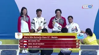 Singapore's Toh Wei Soong wins GOLD in 50m Butterfly S7 Final | 13th ASEAN Para Games Thailand 2025