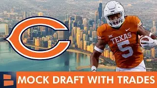 Bijan Robinson To Chicago?! NEW Bears Mock Draft - All 7 Rounds Of The 2023 NFL Draft WITH TRADES