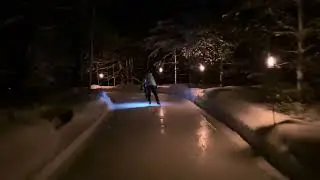 Patinage en for&ecirc;t