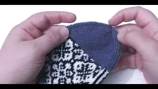 🧦 Sock knitting - Episode 8, Wedge toe with rounded tip ( no sewing)🧦