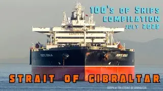 100's of Ships at Strait of Gibraltar, Name, IMO, Operation, Destination July 2025