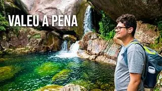 CACHOEIRA DO RETIRO EM PALHO&Ccedil;A /SC - #TRILHA CHEIO DE #DESAFIOS MAS VALEU A PENA