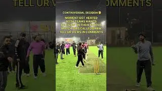 Controversial decision 🤯 Subscribe for intense content ❤️ #shorts #end #viral #follow #cricketlover