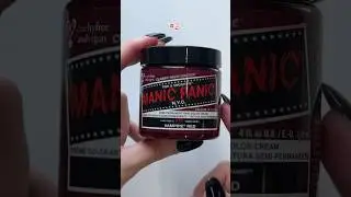 Manic Panic on Dark Hair! 🍒 Purple Haze, Vampire Red, Fuschia Shock + Blue Moon on brown hair