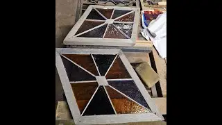 Cutting glass for stained glass window class. HOW TO: Free, just watch.
